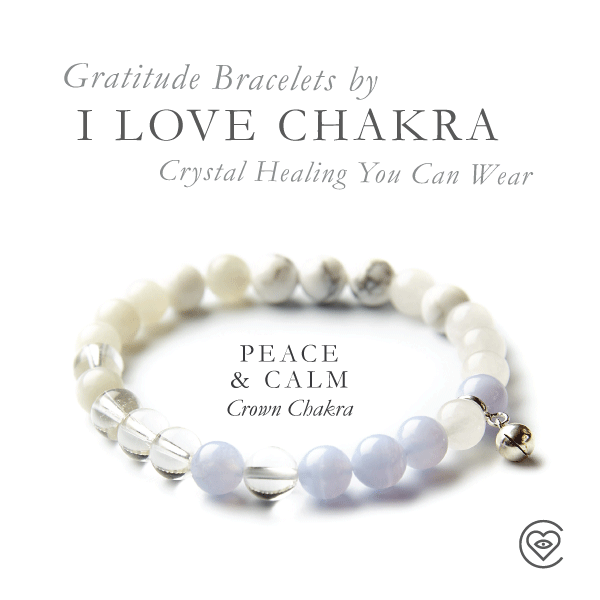Crown Chakra Gratitude Bracelet - Calm - i Love Chakra 