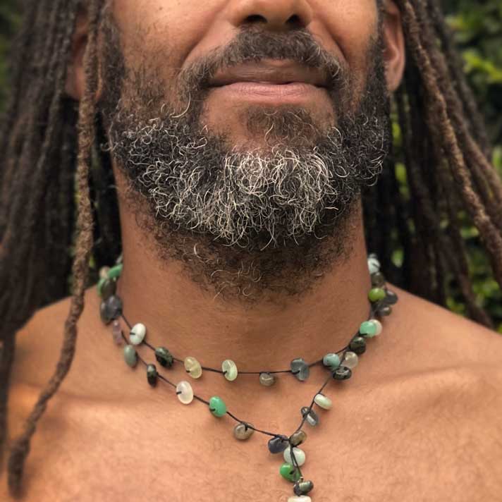 Higher Heart Chakra Stones Crystal Ritual Necklace - Love & Boundaries
