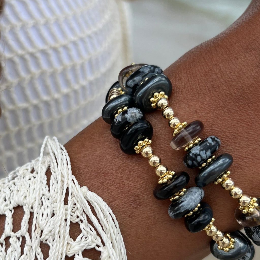 CRYSTAL BRACELET FOR GROUNDING