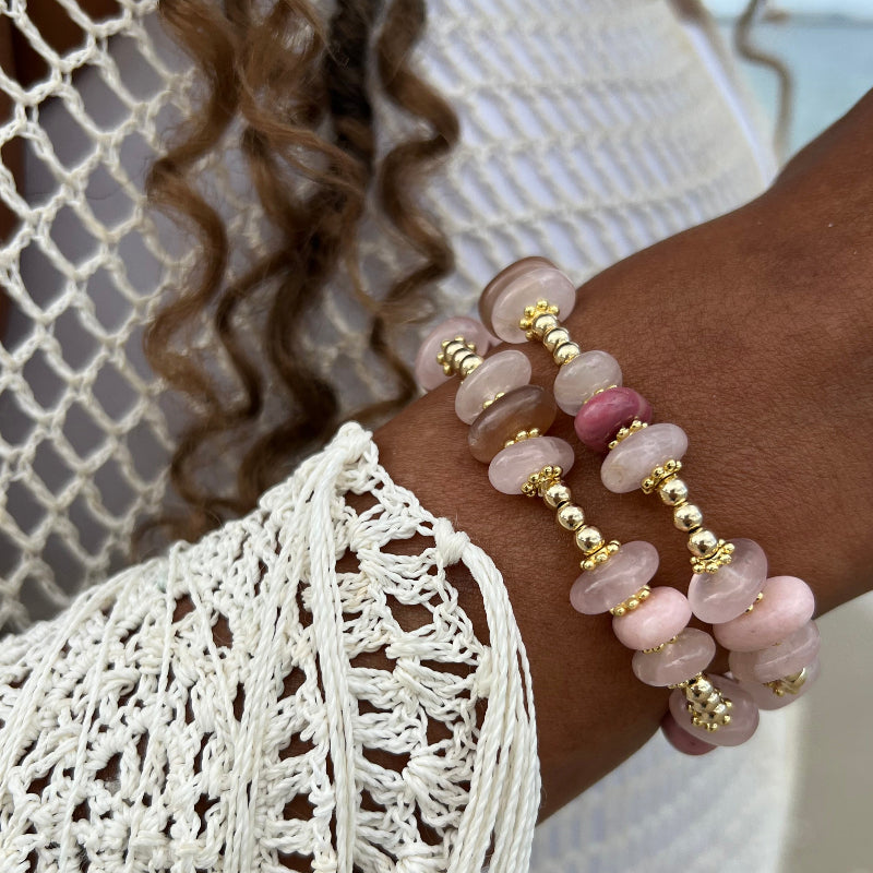 ROSE QUARTZ BRACELET FOR LOVE INTENTIONS 