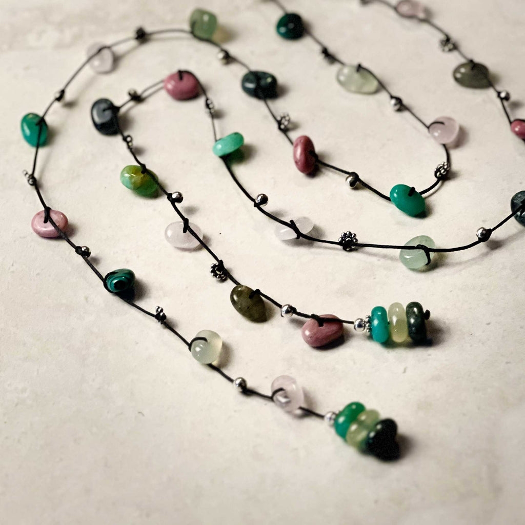 Heart Chakra Stones Crystal Ritual Necklace - Love