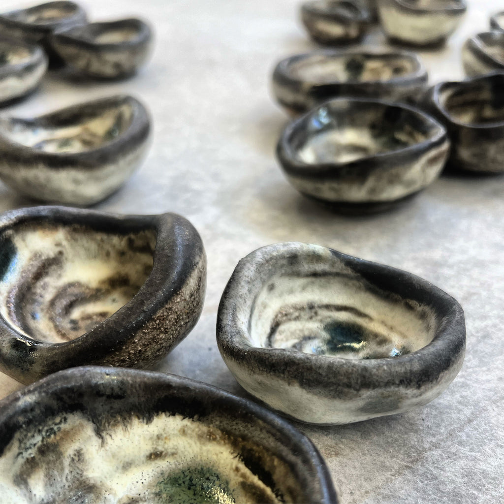Tiny Tea Light Burning Bowls