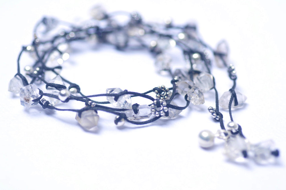 Herkimer Diamond Quartz Wrap - i Love Chakra 
