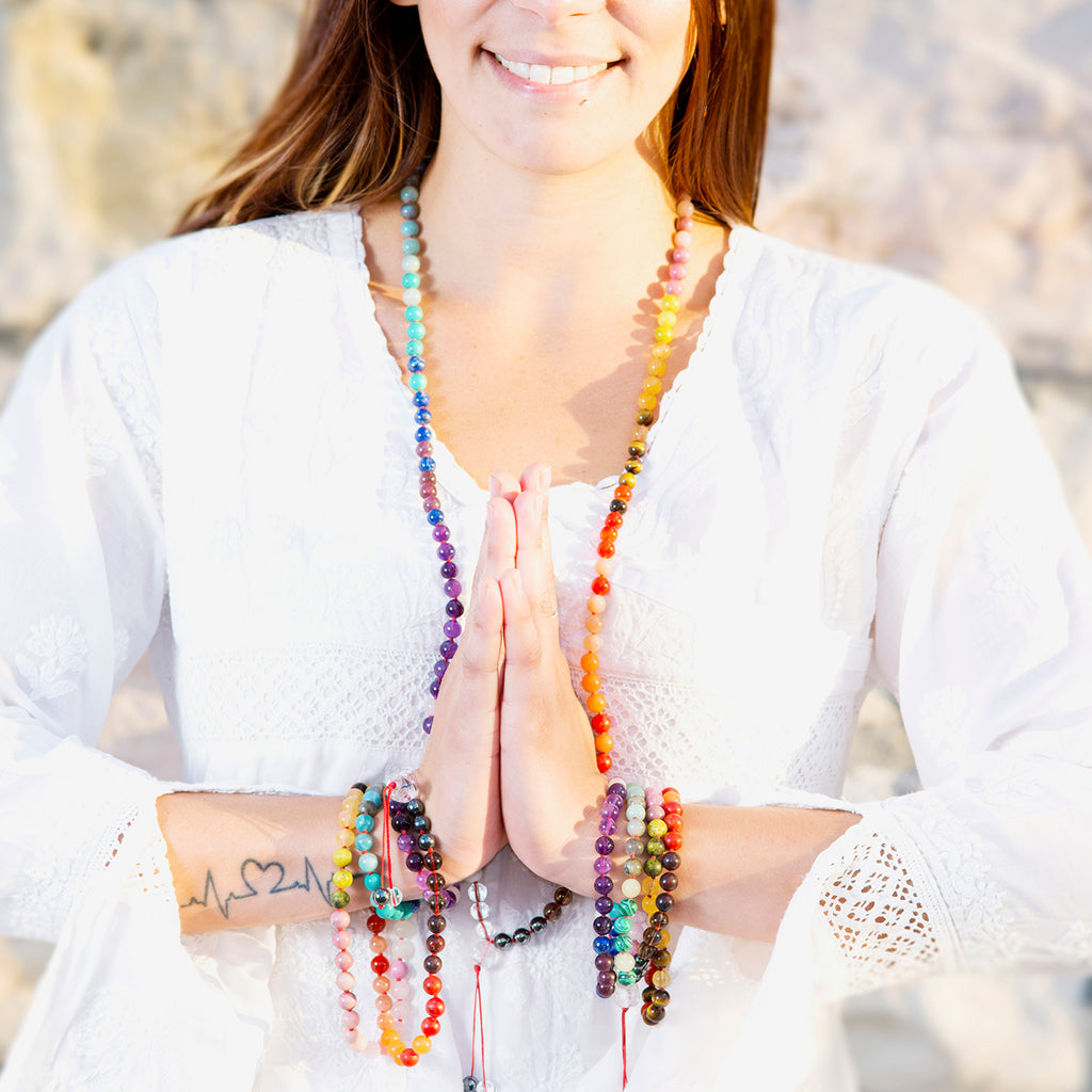 Happy Buddha Balance Chakra Mala - Be Present & Protected - i Love Chakra 