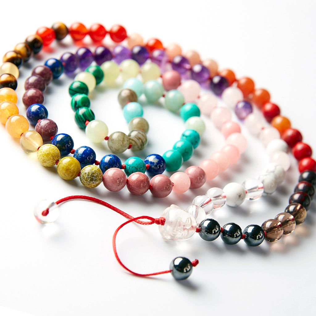 Happy Buddha Balance Chakra Mala - Be Present & Protected - i Love Chakra 