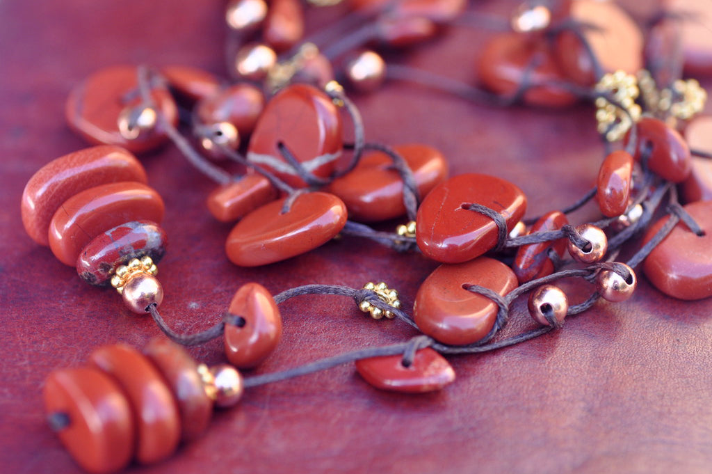 Red Jasper Grounding Necklace