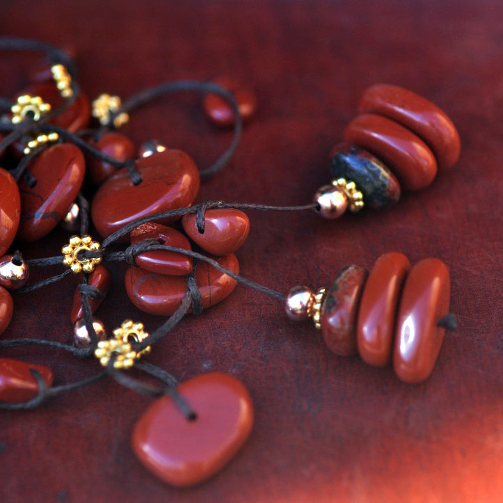 Red Jasper Grounding Necklace