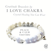Crown Chakra Gratitude Bracelet - Calm - i Love Chakra