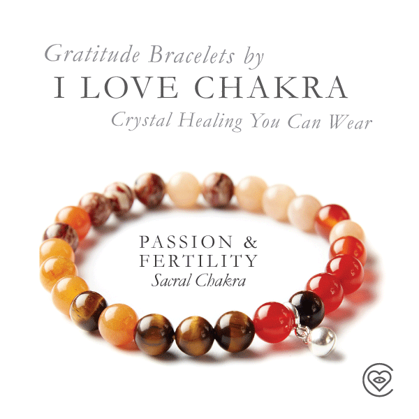 Sacral Gratitude Bracelet - Fertility & Passion - i Love Chakra 